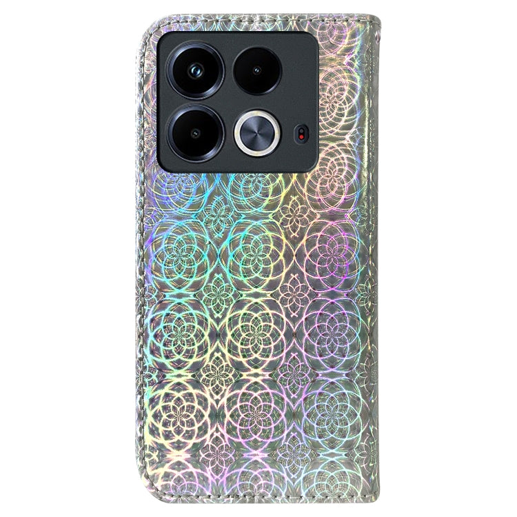 For Infinix Note 40 4G Colorful Magnetic Buckle Leather Phone Case