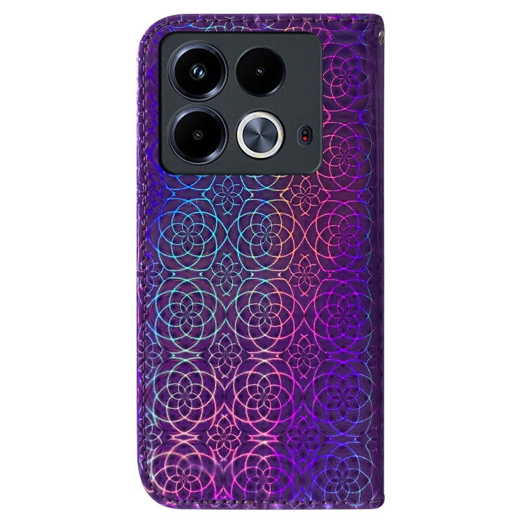 For Infinix Note 40 4G Colorful Magnetic Buckle Leather Phone Case