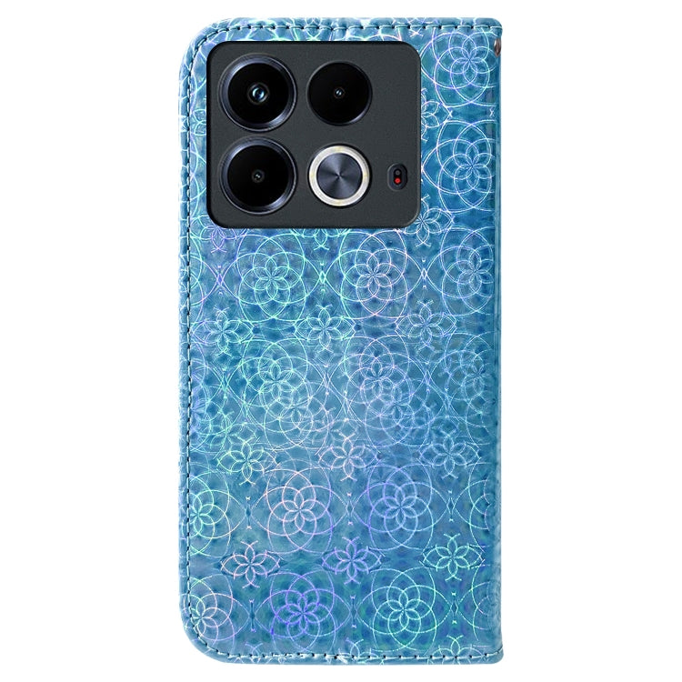 For Infinix Note 40 4G Colorful Magnetic Buckle Leather Phone Case
