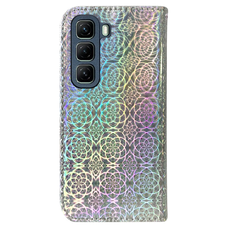 For Infinix Hot 50 4G Colorful Magnetic Buckle Leather Phone Case