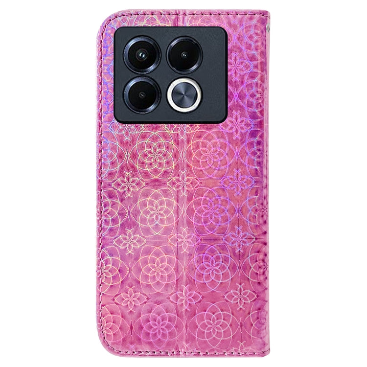For Infinix Note 40 5G Colorful Magnetic Buckle Leather Phone Case