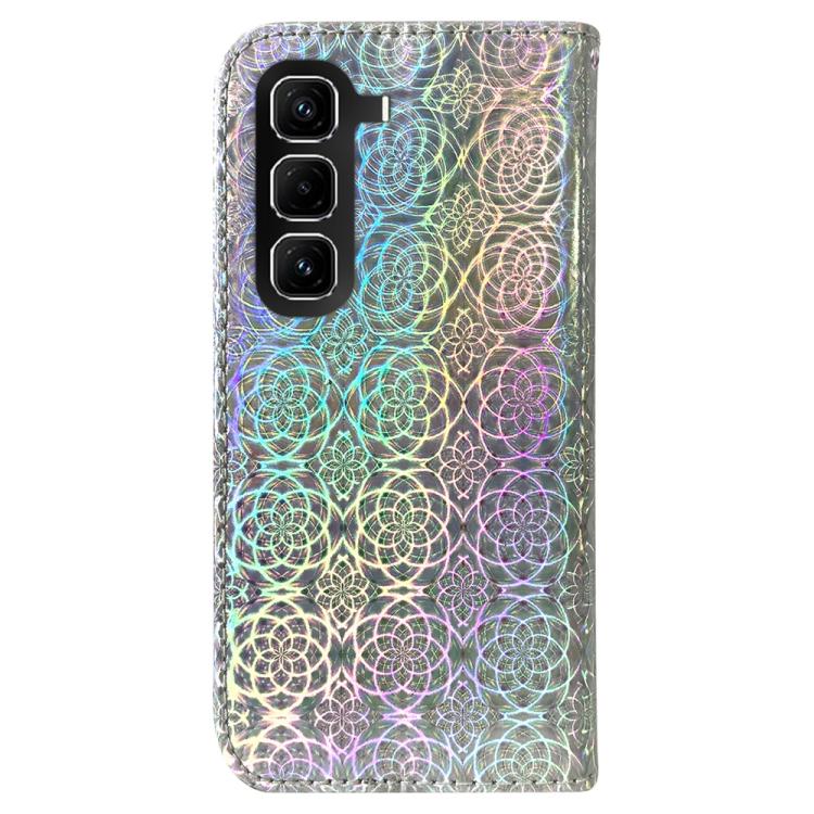 For Infinix Hot 50 Pro 4G Colorful Magnetic Buckle Leather Phone Case