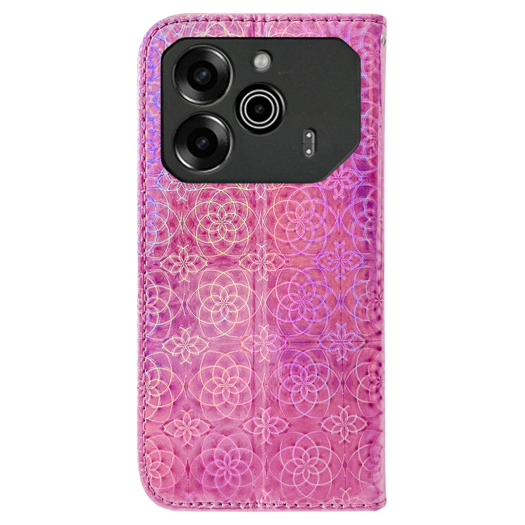 For Tecno Pova 6 5G / 6 Pro 5G Colorful Magnetic Buckle Leather Phone Case