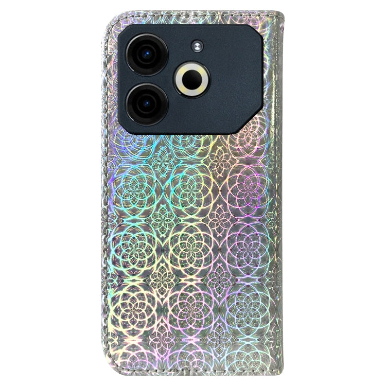 For Tecno Pova 6 Neo Colorful Magnetic Buckle Leather Phone Case
