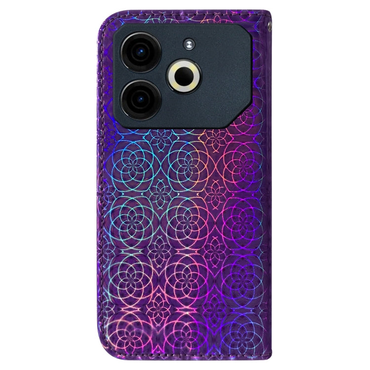 For Tecno Pova 6 Neo Colorful Magnetic Buckle Leather Phone Case