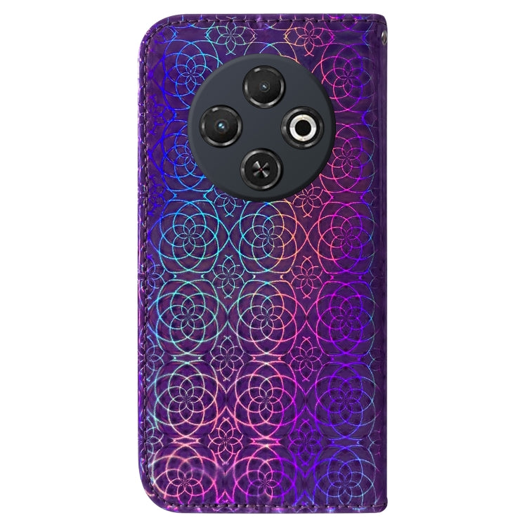 For Tecno Spark 30C Colorful Magnetic Buckle Leather Phone Case