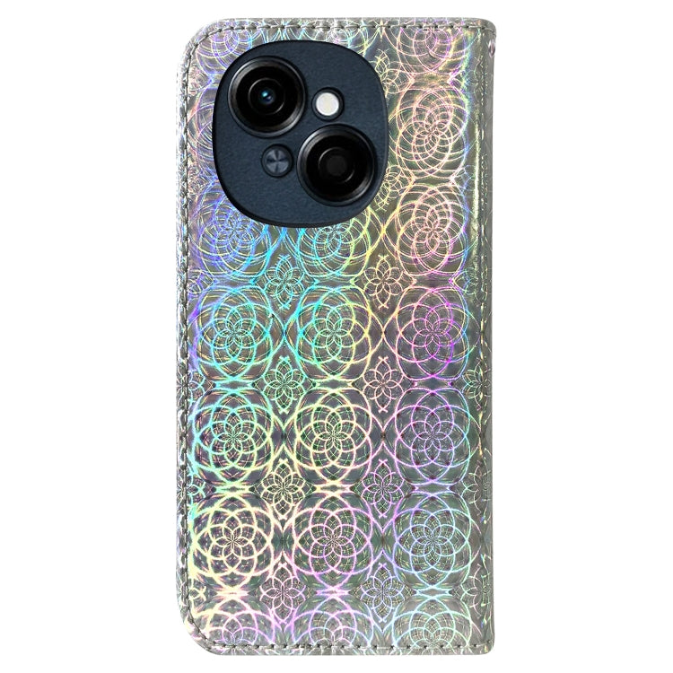 For Tecno Spark Go 1 / Pop 9 Pro Colorful Magnetic Buckle Leather Phone Case