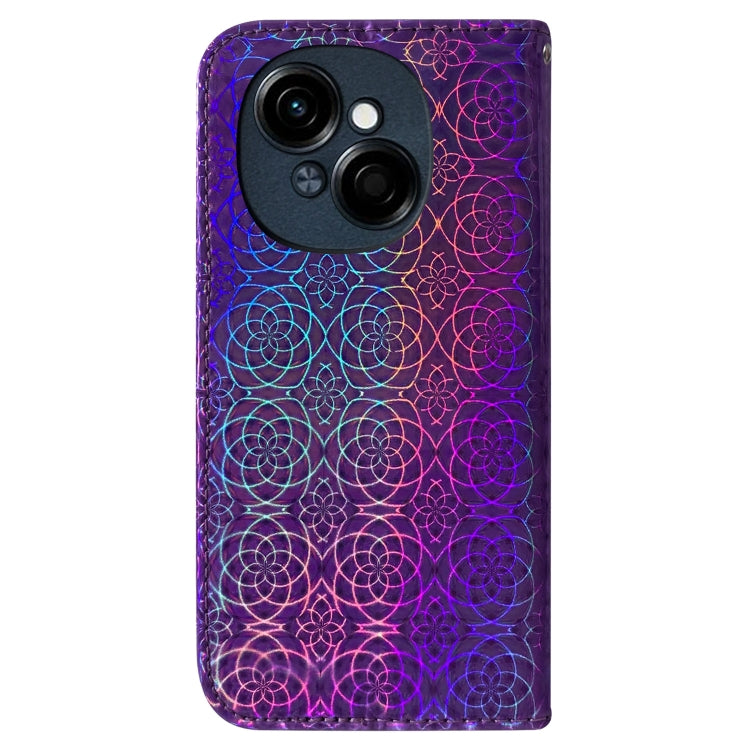 For Tecno Spark Go 1 / Pop 9 Pro Colorful Magnetic Buckle Leather Phone Case