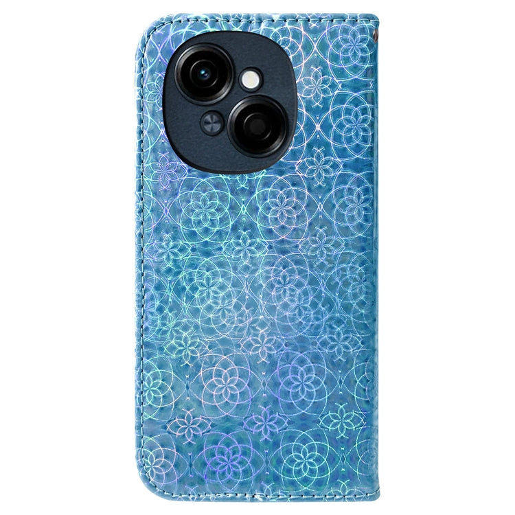 For Tecno Spark Go 1 / Pop 9 Pro Colorful Magnetic Buckle Leather Phone Case