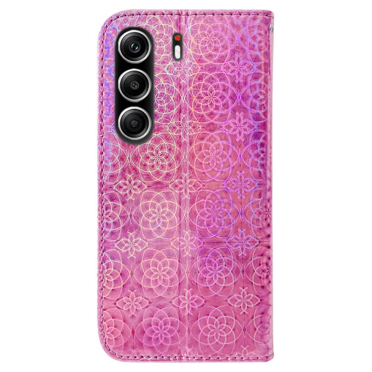 For Tecno Camon 40 Pro 4G Colorful Magnetic Buckle Leather Phone Case
