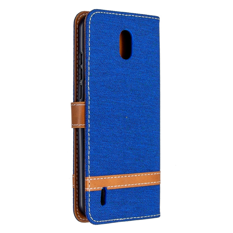 For Nokia 1.3 Denim Texture Horizontal Flip Leather Case with Holder & Card Slots & Wallet & Lanyard