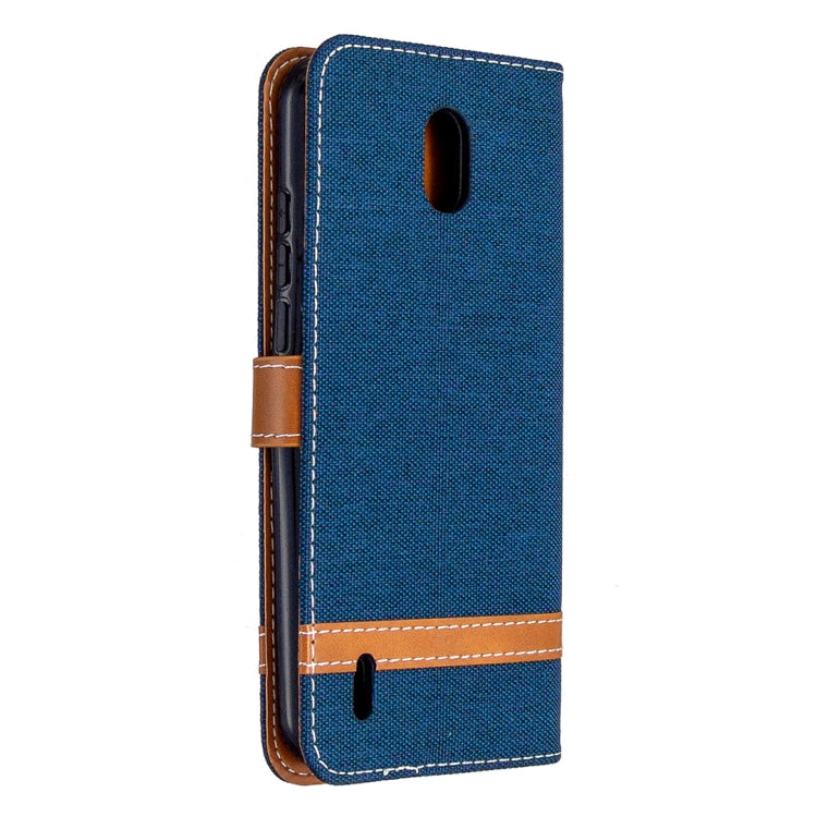 For Nokia 1.3 Denim Texture Horizontal Flip Leather Case with Holder & Card Slots & Wallet & Lanyard
