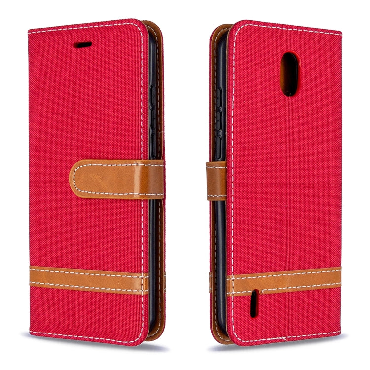 For Nokia 1.3 Denim Texture Horizontal Flip Leather Case with Holder & Card Slots & Wallet & Lanyard