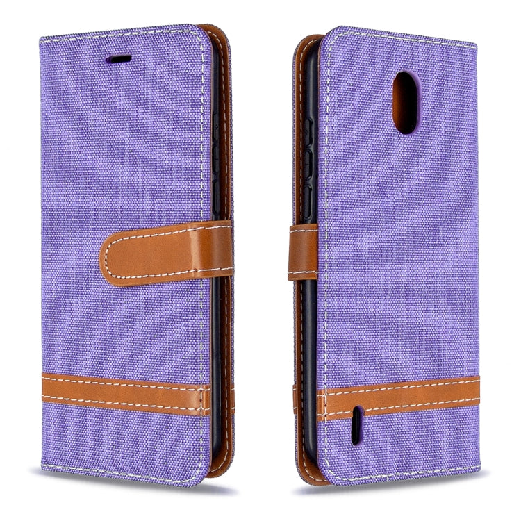 For Nokia 1.3 Denim Texture Horizontal Flip Leather Case with Holder & Card Slots & Wallet & Lanyard