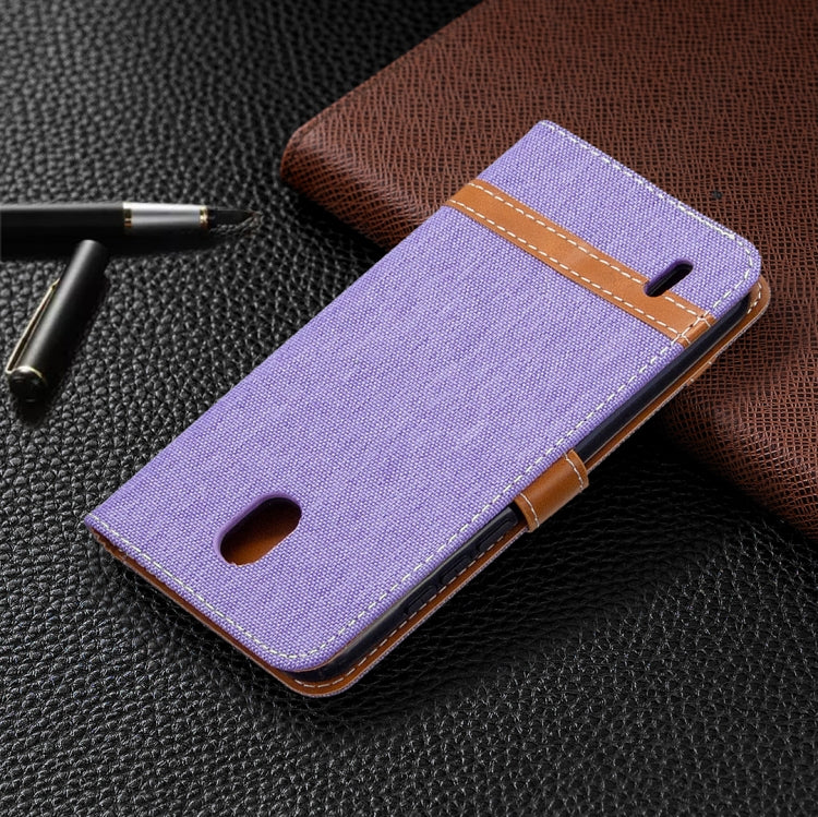 For Nokia 1.3 Denim Texture Horizontal Flip Leather Case with Holder & Card Slots & Wallet & Lanyard
