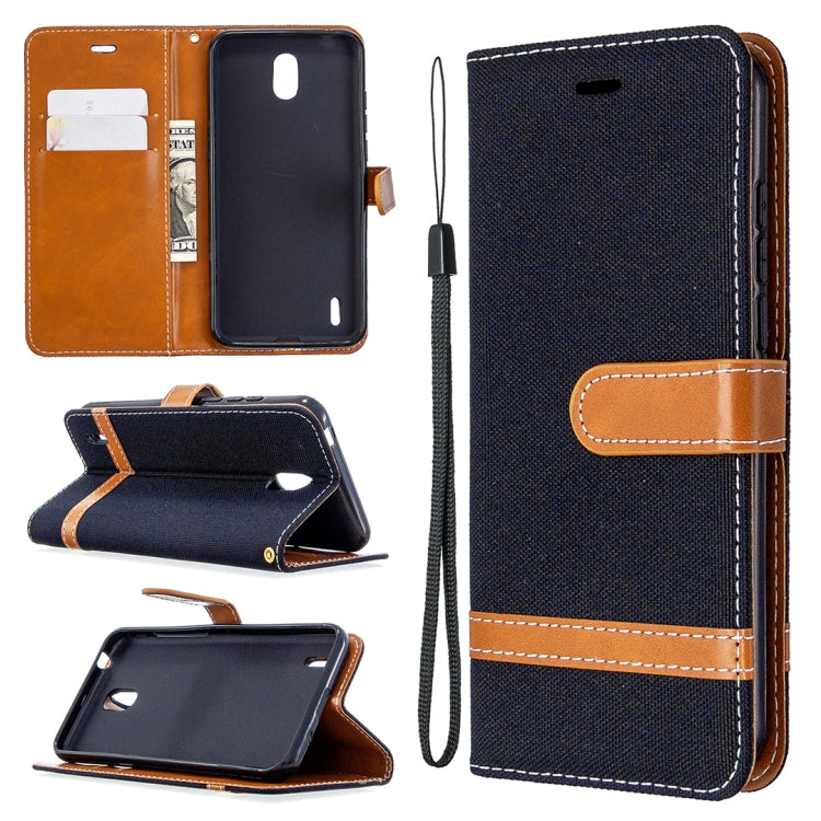For Nokia 1.3 Denim Texture Horizontal Flip Leather Case with Holder & Card Slots & Wallet & Lanyard