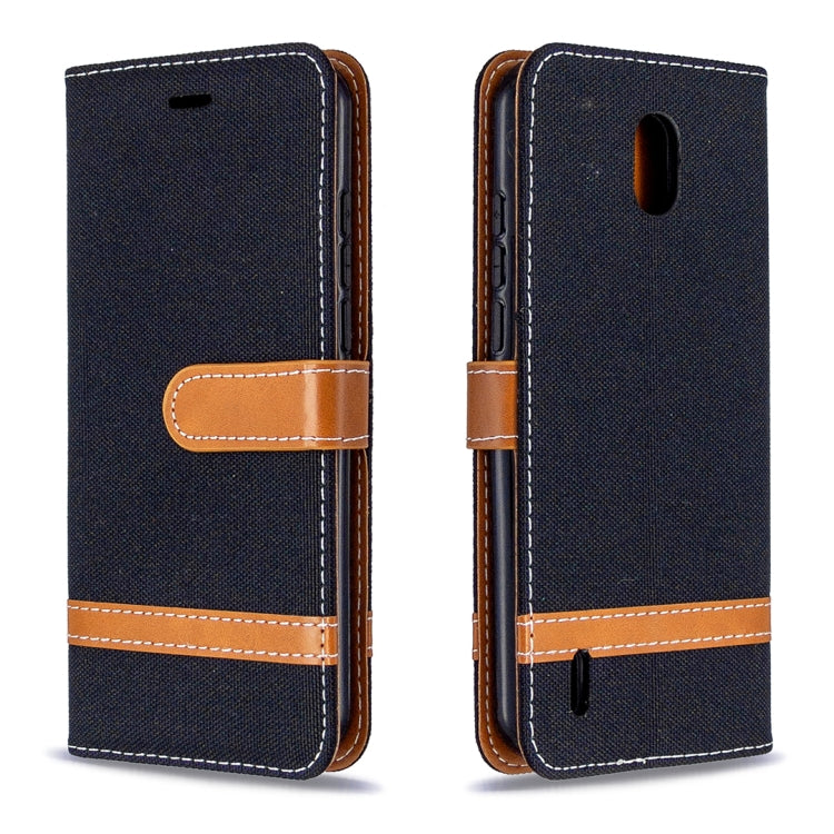 For Nokia 1.3 Denim Texture Horizontal Flip Leather Case with Holder & Card Slots & Wallet & Lanyard