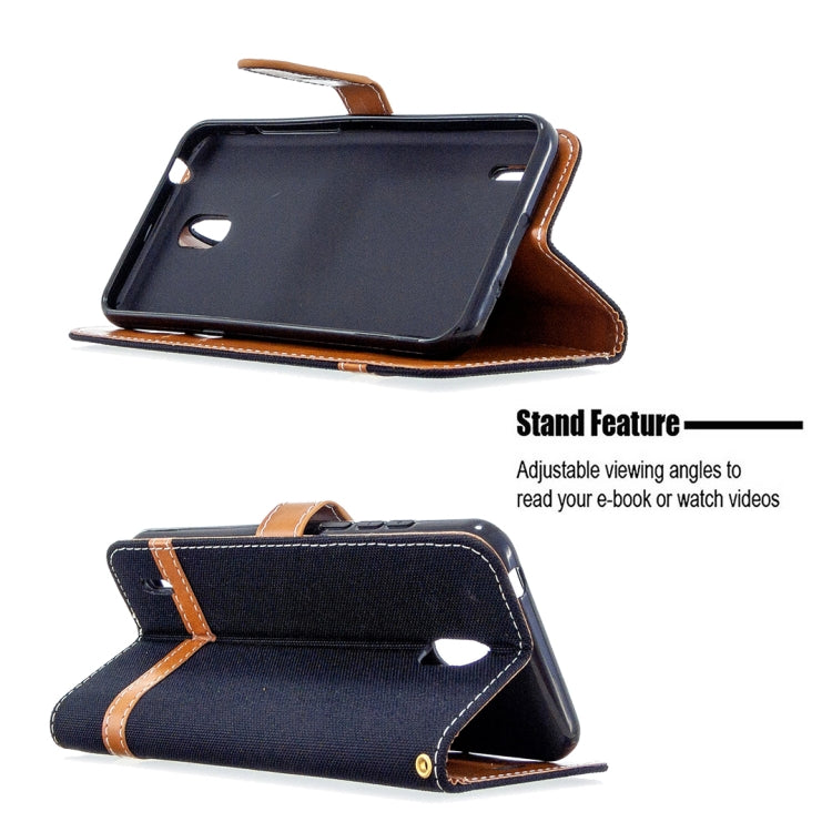 For Nokia 1.3 Denim Texture Horizontal Flip Leather Case with Holder & Card Slots & Wallet & Lanyard
