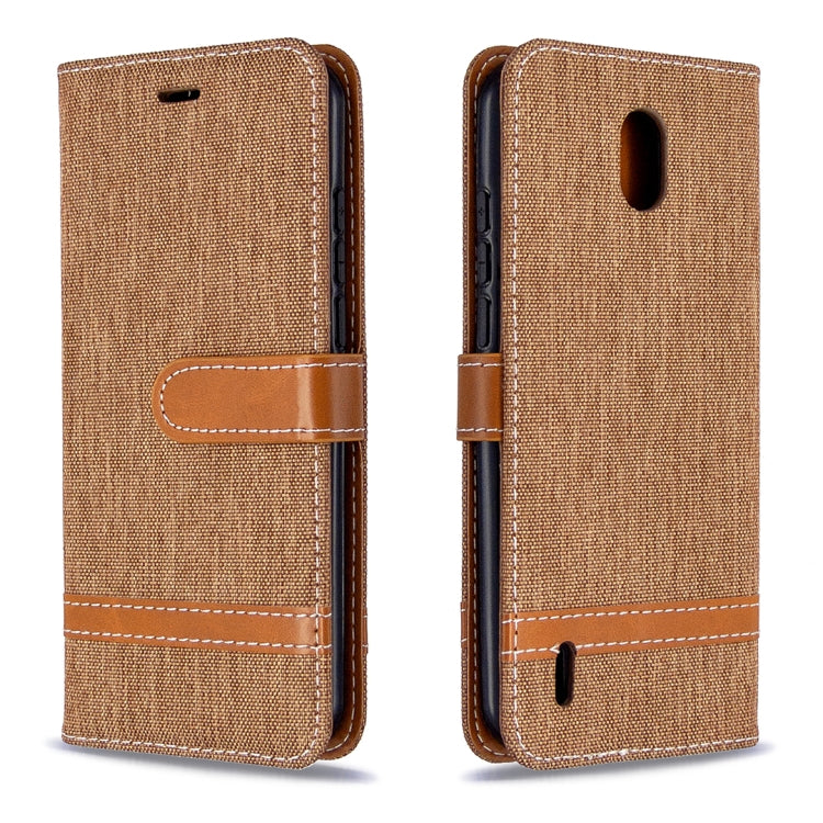For Nokia 1.3 Denim Texture Horizontal Flip Leather Case with Holder & Card Slots & Wallet & Lanyard