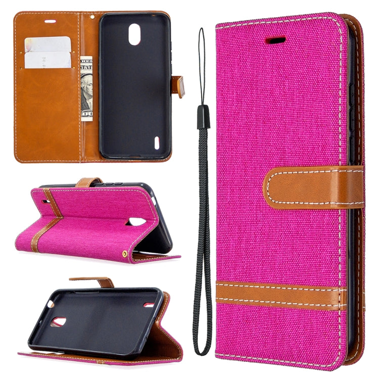 For Nokia 1.3 Denim Texture Horizontal Flip Leather Case with Holder & Card Slots & Wallet & Lanyard