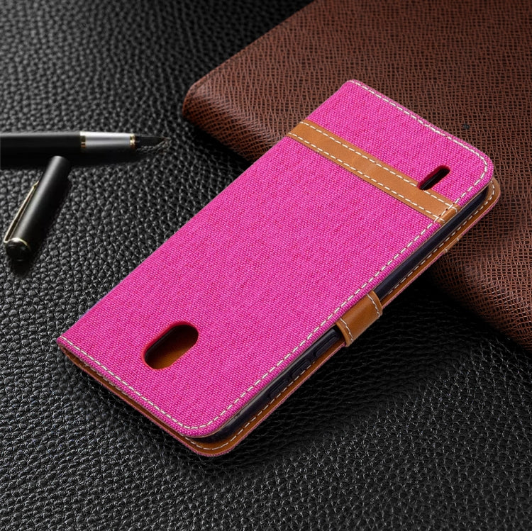 For Nokia 1.3 Denim Texture Horizontal Flip Leather Case with Holder & Card Slots & Wallet & Lanyard