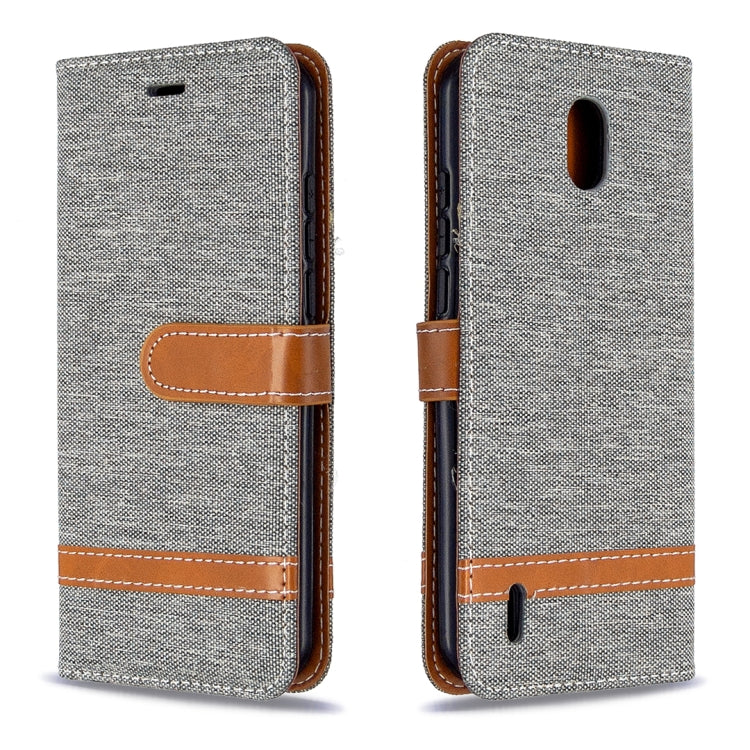 For Nokia 1.3 Denim Texture Horizontal Flip Leather Case with Holder & Card Slots & Wallet & Lanyard