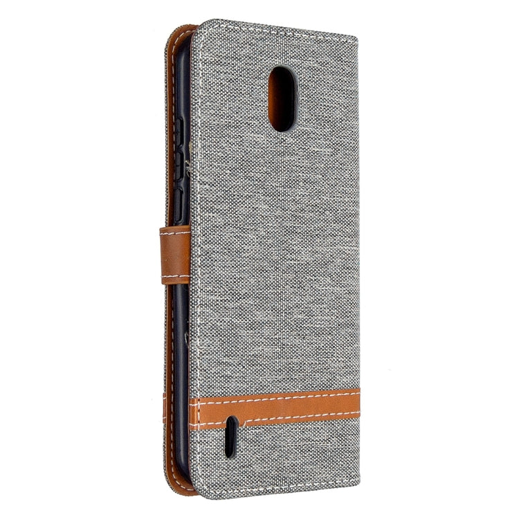 For Nokia 1.3 Denim Texture Horizontal Flip Leather Case with Holder & Card Slots & Wallet & Lanyard