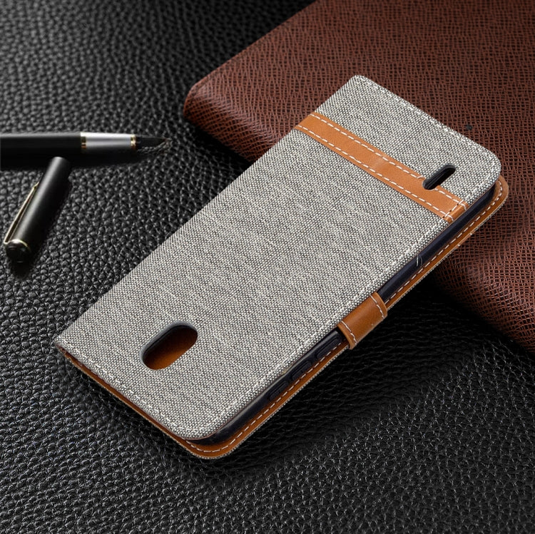 For Nokia 1.3 Denim Texture Horizontal Flip Leather Case with Holder & Card Slots & Wallet & Lanyard