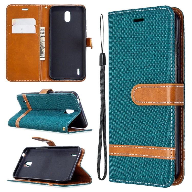 For Nokia 1.3 Denim Texture Horizontal Flip Leather Case with Holder & Card Slots & Wallet & Lanyard