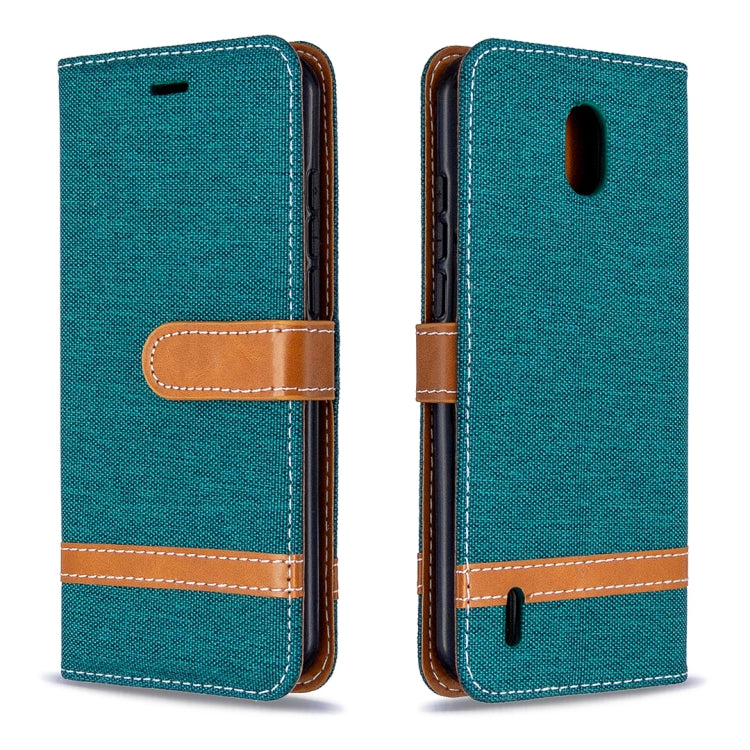 For Nokia 1.3 Denim Texture Horizontal Flip Leather Case with Holder & Card Slots & Wallet & Lanyard