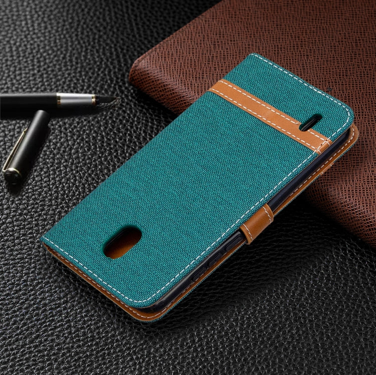 For Nokia 1.3 Denim Texture Horizontal Flip Leather Case with Holder & Card Slots & Wallet & Lanyard