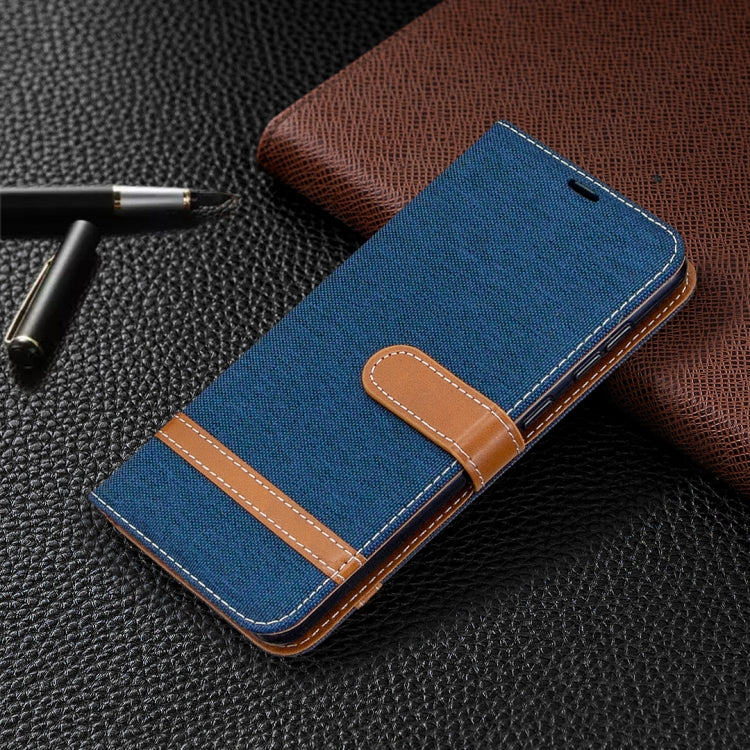 For Samsung Galaxy A31 Denim Texture Horizontal Flip Leather Case with Holder & Card Slots & Wallet & Lanyard