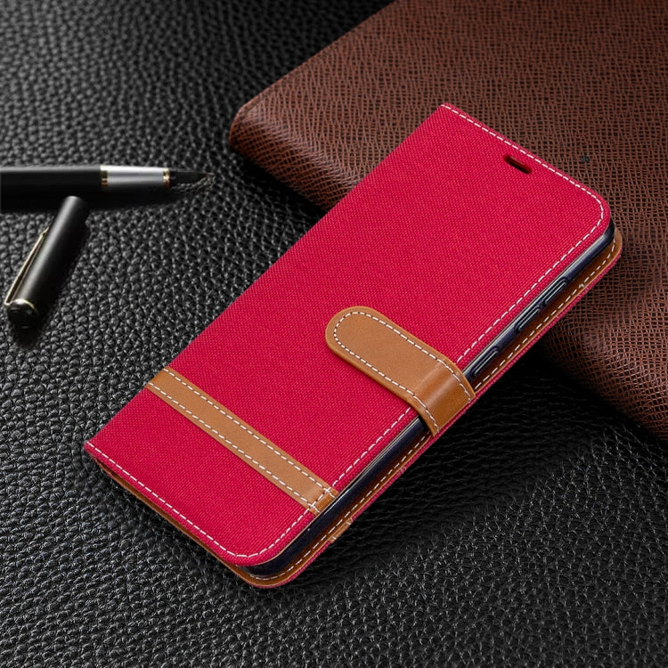 For Samsung Galaxy A31 Denim Texture Horizontal Flip Leather Case with Holder & Card Slots & Wallet & Lanyard