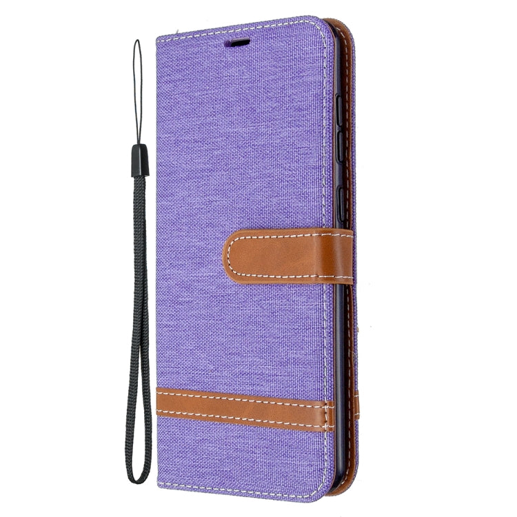 For Samsung Galaxy A31 Denim Texture Horizontal Flip Leather Case with Holder & Card Slots & Wallet & Lanyard
