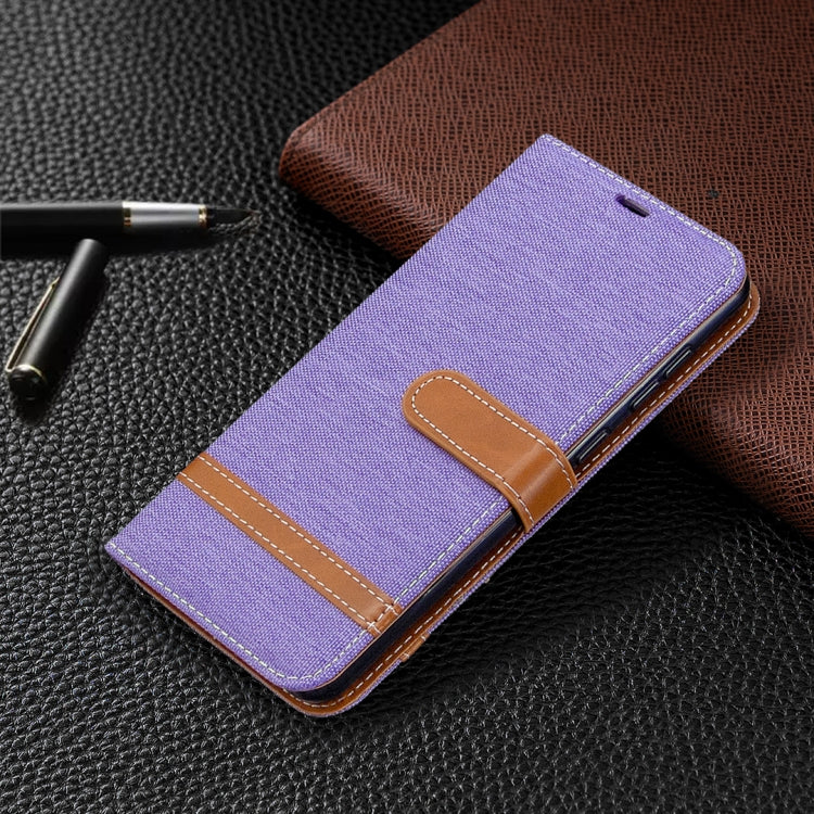 For Samsung Galaxy A31 Denim Texture Horizontal Flip Leather Case with Holder & Card Slots & Wallet & Lanyard