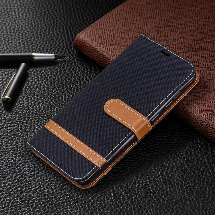 For Samsung Galaxy A31 Denim Texture Horizontal Flip Leather Case with Holder & Card Slots & Wallet & Lanyard