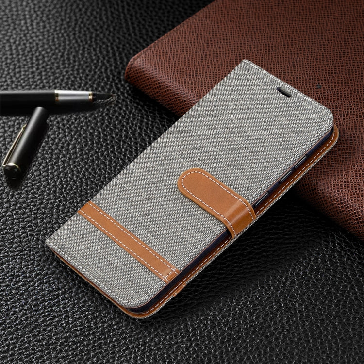 For Samsung Galaxy A31 Denim Texture Horizontal Flip Leather Case with Holder & Card Slots & Wallet & Lanyard