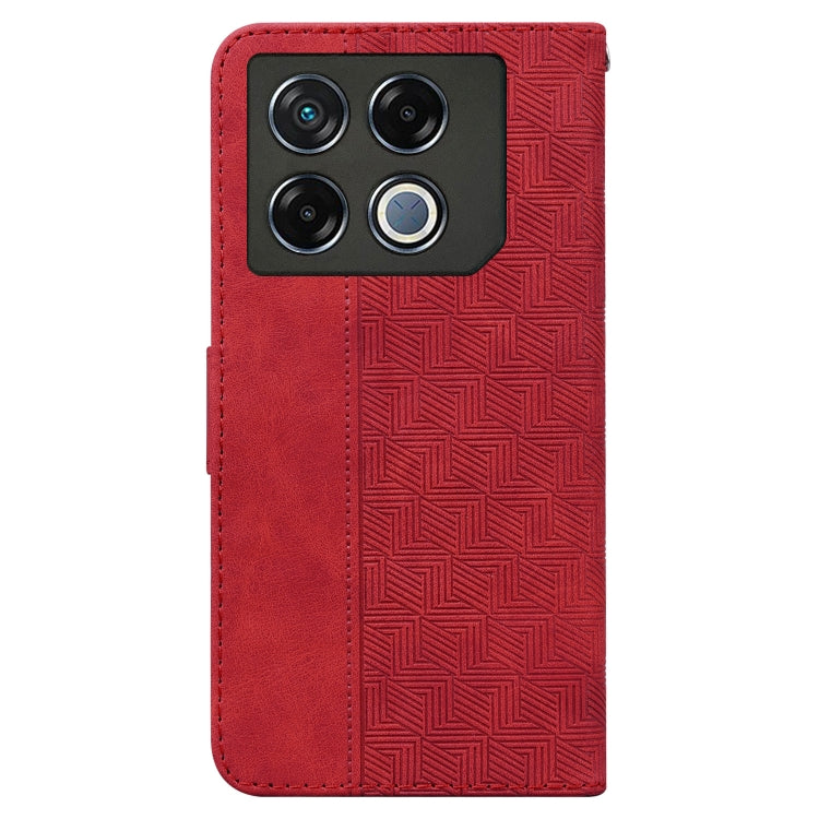For Infinix GT 20 Pro Geometric Embossed Leather Phone Case