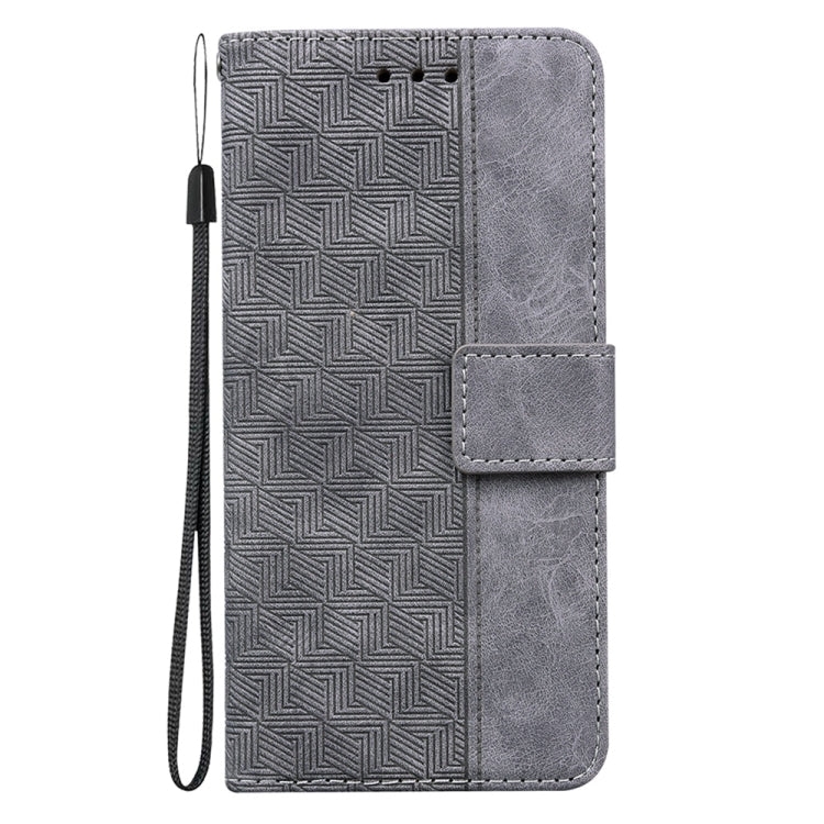 For Infinix Hot 50 5G Geometric Embossed Leather Phone Case