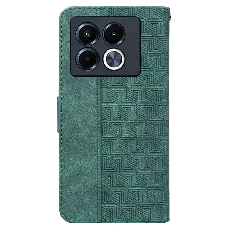 For Infinix Note 40 5G Geometric Embossed Leather Phone Case