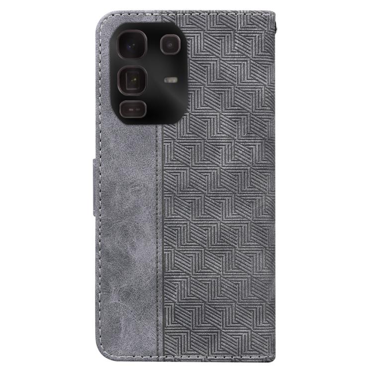 For Infinix Note 50 Pro+ Geometric Embossed Leather Phone Case