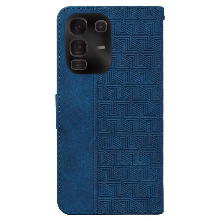 For Infinix Note 50 Pro+ Geometric Embossed Leather Phone Case