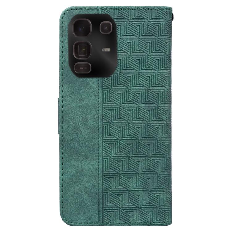 For Infinix Note 50 Pro+ Geometric Embossed Leather Phone Case