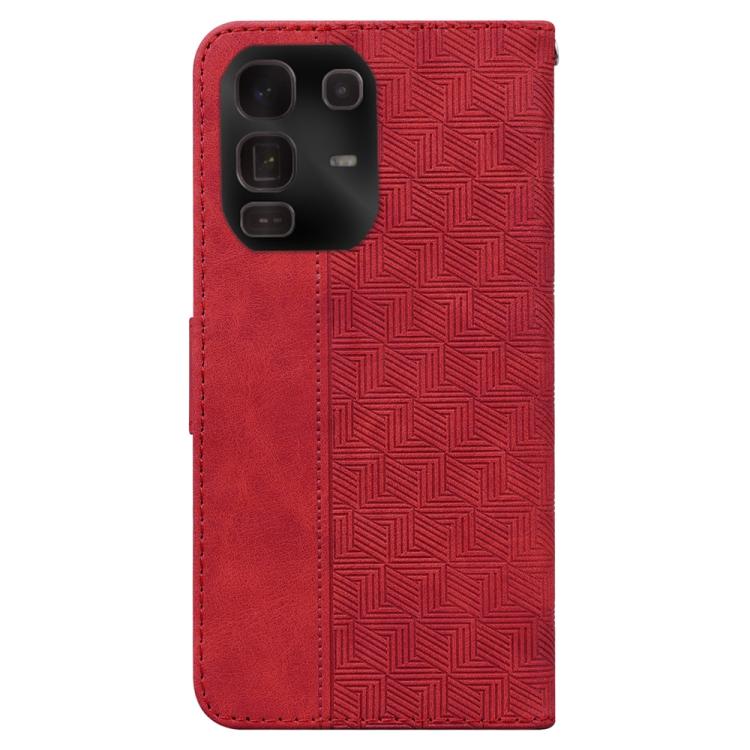 For Infinix Note 50 Pro+ Geometric Embossed Leather Phone Case