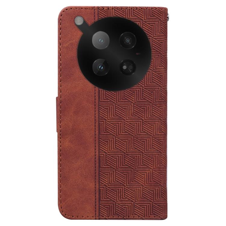 For Infinix Zero 40 4G / 5G Geometric Embossed Leather Phone Case