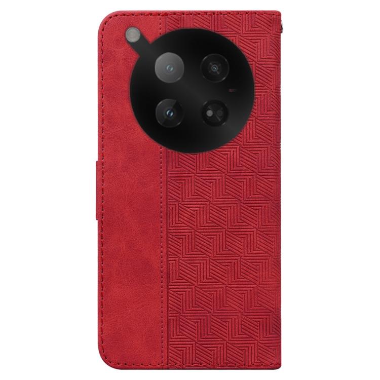 For Infinix Zero 40 4G / 5G Geometric Embossed Leather Phone Case