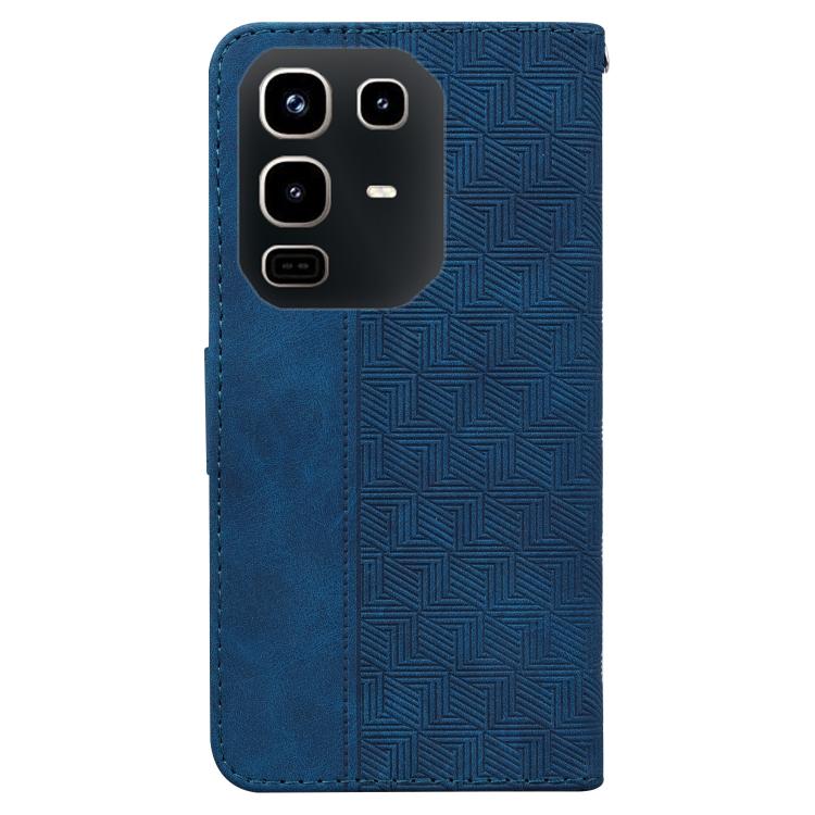 For Infinix Note 50 4G / Note 50 Pro 4G Geometric Embossed Leather Phone Case
