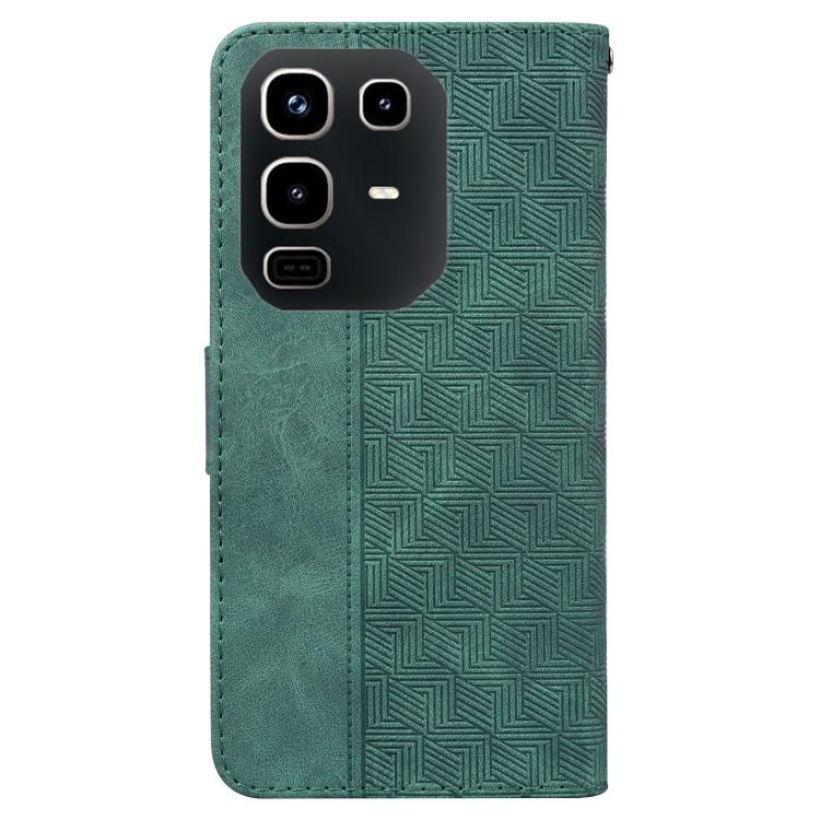 For Infinix Note 50 4G / Note 50 Pro 4G Geometric Embossed Leather Phone Case