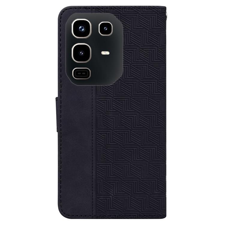 For Infinix Note 50 4G / Note 50 Pro 4G Geometric Embossed Leather Phone Case