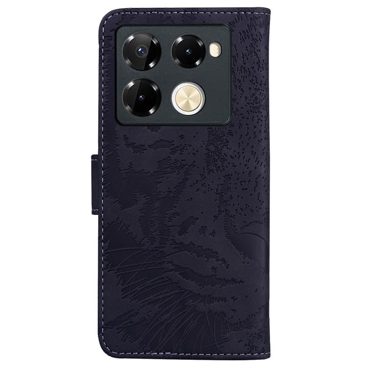 For Infinix Note 40 Pro+ Tiger Embossing Pattern Flip Leather Phone Case